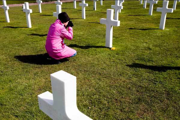 Omaha beach/France : Europe.....from the book "Europæerne....reportage fra en rejse i Europas erindring" : Carsten Ingemann - Denmark - photographer-visual artist